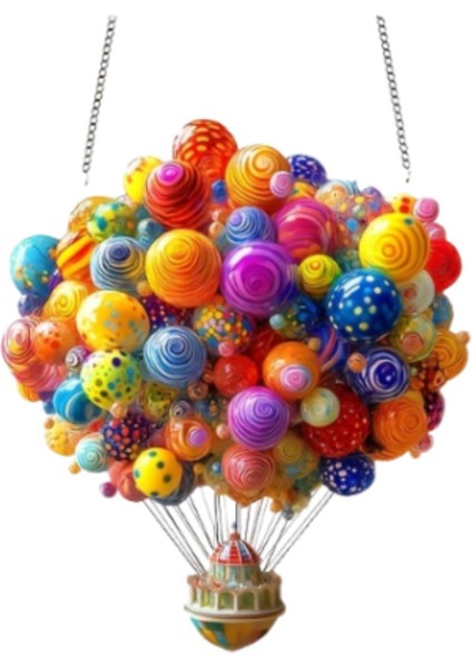 2d Sı Balonları Asılı Dekorasyon 18X20CM Dekoratif Akrilik (Yurt Dışından)