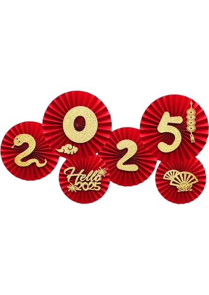 6x 2025 Çin Yılı Kağı Süslemeleri Kutlama Tv A (Yurt Dışından) fiyatları