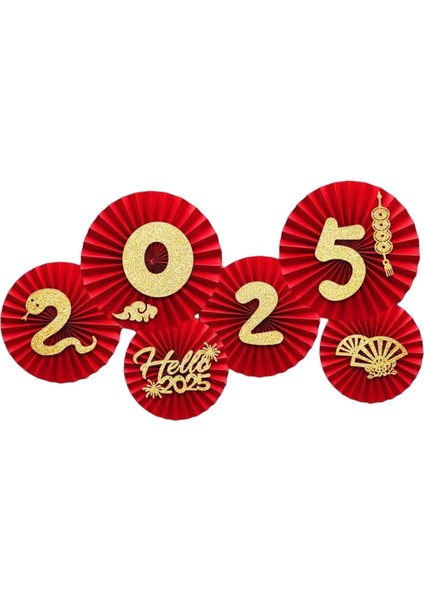 6x 2025 Çin Yılı Kağı Süslemeleri Kutlama Tv A (Yurt Dışından) fırsatları