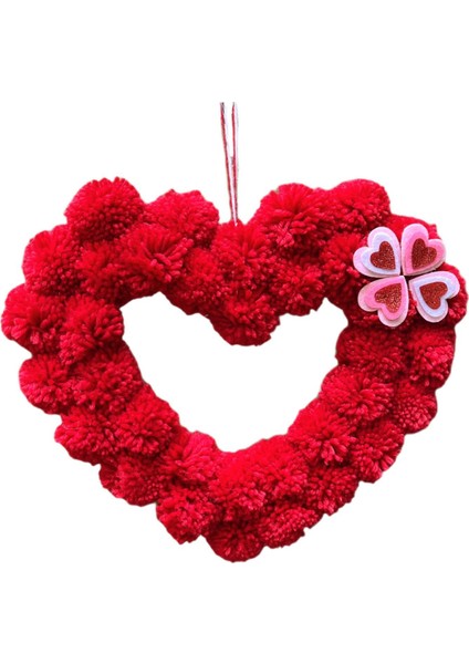 Kırmızı Çelenk Askı Sevgililer Günü Çelenk Festivali Hediye Duvarları (Yurt Dışından) modelleri