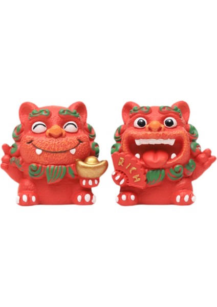 Festivali Heykeli Mini Reçine Heykel Kırmızı (Yurt Dışından)