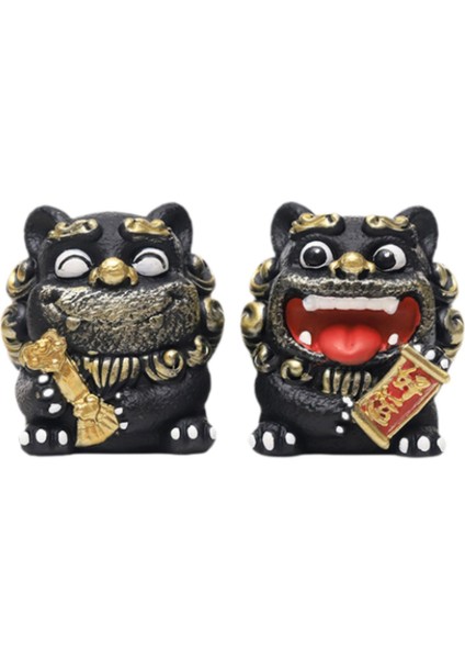 2 Küçük Fortune Heykelleri Şınma Hediye Dekorasyon (Yurt Dışından)