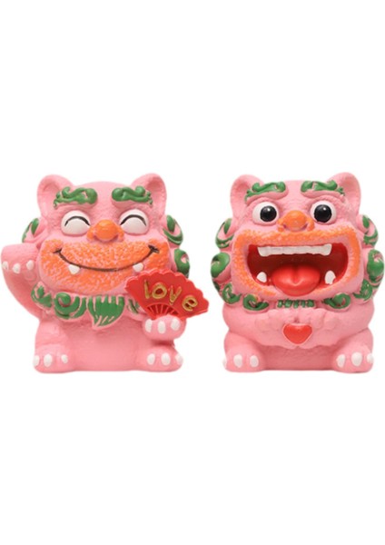 2 Küçük Fortune Heykelleri Şınma Hediye Dekorasyon (Yurt Dışından)