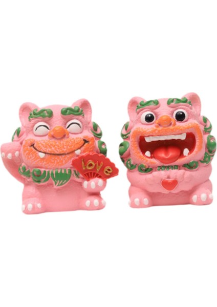 2 Küçük Fortune Heykelleri Şınma Hediye Dekorasyon (Yurt Dışından) modelleri