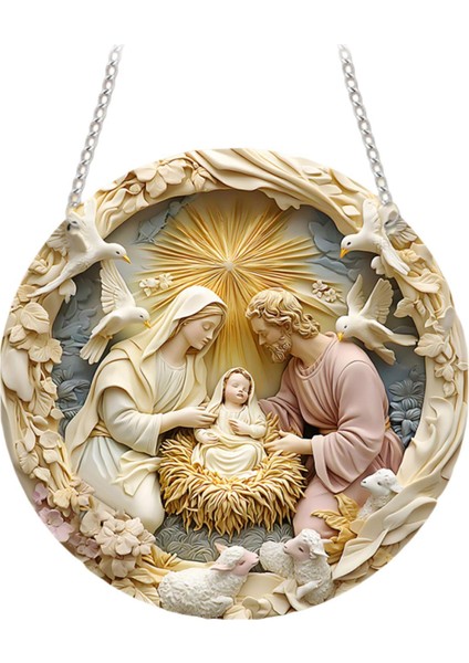 Doğuş Sahnesi Süsleme Doğuş Noel Süs Zanaat Iğuş Sahnesi (Yurt Dışından)