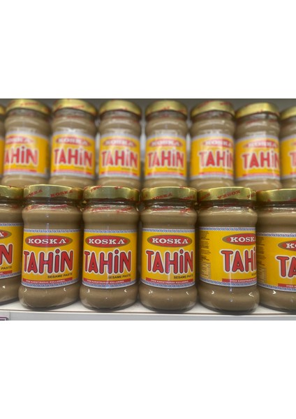 Cam Kavanoz Tahin 600 gr Koli 12 Adet