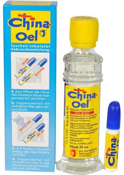Çin Yağı 25 ml - Yüzde 100 Saf Doğal Nane Yağı