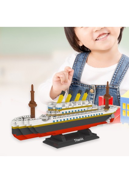 Childrenworld Gemi Yapı Taşları Dıy Renkli Yapay Vapur Montajlı Blok Oyuncak (Yurt Dışından)