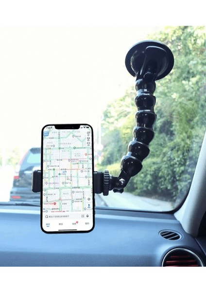 Pratik Akrobat Vantuzlu Teleskobik Telefon Tutucu ( Lisinya )