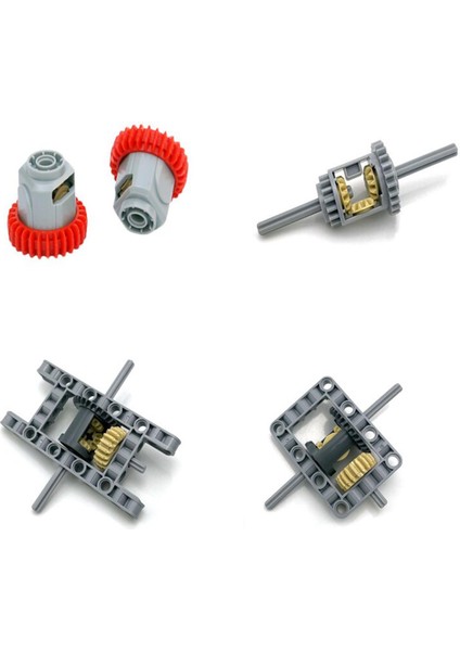 Moc Teknik 9686 Parçaları Dıy Eğitim Yapı Taşları Tuğlalar Diferansiyel Dişliler Kitleri Teknik Çerçeveli Diferansiyel Seti Paketi (Yurt Dışından)