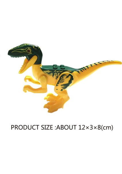 Dinozor Jurassic Serisi Yapı Taşları Tyrannosaurus Rex Hayvan Aksiyon Figürleri Modeli Çocuklar Çocuklar Için Eğitici Oyuncaklar Tuğla (Yurt Dışından)