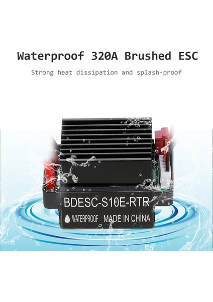 Rc Gemi ve Tekne R/c Hobi 6-12 V Fırçalı Motor Hız Kontrol Cihazı Esc 320A Fırçalanmış Motor Hız Kontrol Cihazı Rc Tekne Araba Için (Yurt Dışından) fırsatları