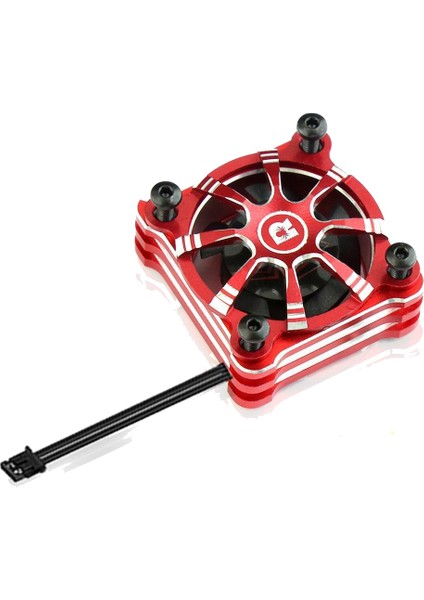 Athlon Için Metal Yüksek Hızlı Fan /10 Drift Esc XD10 Pro 5V-8V 22000 Rpm, Kırmızı (Yurt Dışından)