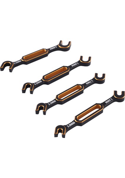 4 Adet Anahtarı 3/3.2/3.5/3.7/4/5/5.5/6mm Gerdirme Somunu Topu Uçlu Bağlantı Sökücü Evrensel Aracı Rc Araba Drone Tekne,1 (Yurt Dışından)