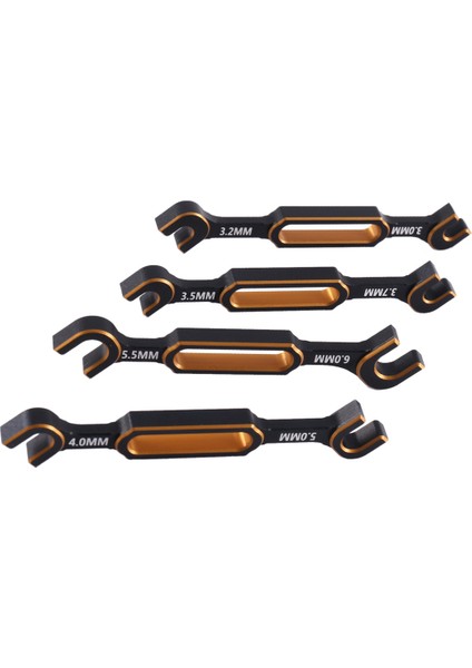 4 Adet Anahtarı 3/3.2/3.5/3.7/4/5/5.5/6mm Gerdirme Somunu Topu Uçlu Bağlantı Sökücü Evrensel Aracı Rc Araba Drone Tekne,1 (Yurt Dışından)
