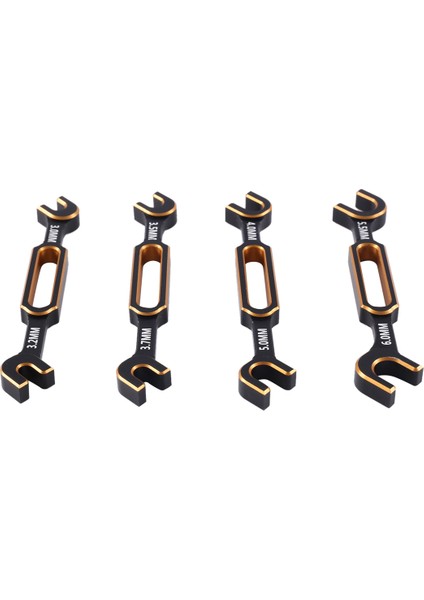 4 Adet Anahtarı 3/3.2/3.5/3.7/4/5/5.5/6mm Gerdirme Somunu Topu Uçlu Bağlantı Sökücü Evrensel Aracı Rc Araba Drone Tekne,1 (Yurt Dışından)