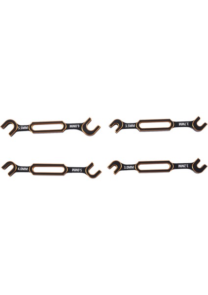4 Adet Anahtarı 3/3.2/3.5/3.7/4/5/5.5/6mm Gerdirme Somunu Topu Uçlu Bağlantı Sökücü Evrensel Aracı Rc Araba Drone Tekne,1 (Yurt Dışından)