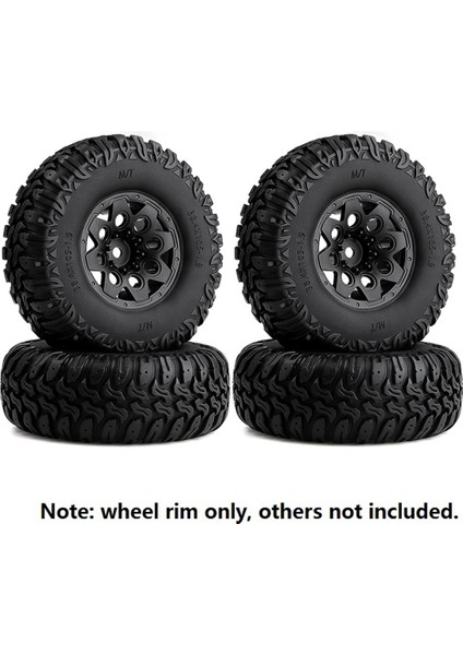 4 Adet Plastik Beadlock 1.9 Tekerlek Göbeği Jant 1/10 Rc Paletli Eksenel SCX10 90046 AXI03007 Traxxas Trx4 RC4WD D90 (Yurt Dışından)