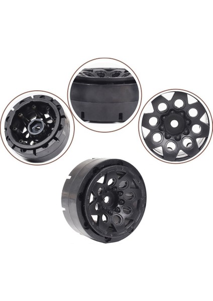 4 Adet Plastik Beadlock 1.9 Tekerlek Göbeği Jant 1/10 Rc Paletli Eksenel SCX10 90046 AXI03007 Traxxas Trx4 RC4WD D90 (Yurt Dışından)