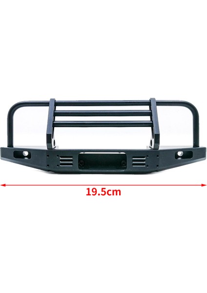 Evrensel Metal Ön Çarpışma Önleyici Tampon 1/10 Rc Paletli Araba Traxxas Trx4 Defender Bronco Eksenel SCX10 90046 90047 (Yurt Dışından)