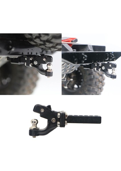 1:10 SCX10 90046 90047 Traxxas Trx4 Rc Paletli Araba Için Hitch Römork Kancası (Yurt Dışından)