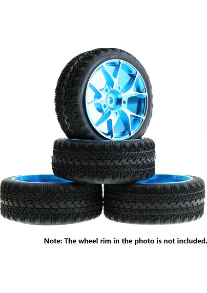 4 Adet Kauçuk Lastik Lastik 1/10 Rc On-Road Drift Touring Araba Sakura Traxxas Hsp Tamiya Hpı Kyosho Redcat,5 (Yurt Dışından)