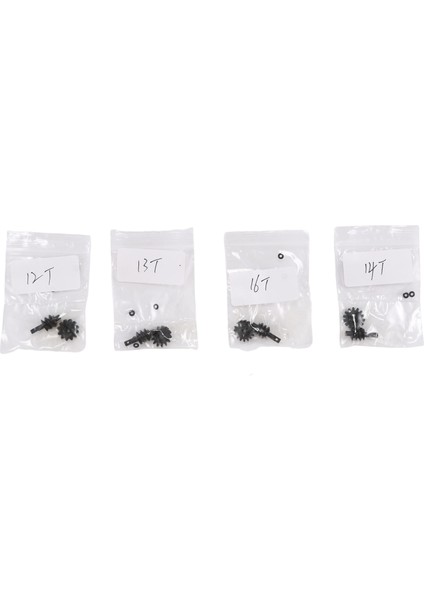 Çelik Overdrive Dişliler Diferansiyel Diferansiyel Sonsuz Dişli Seti 12T 13T 14T 16T 1/24 Rc Paletli Araba Eksenel SCX24 Yükseltmeler (Yurt Dışından)