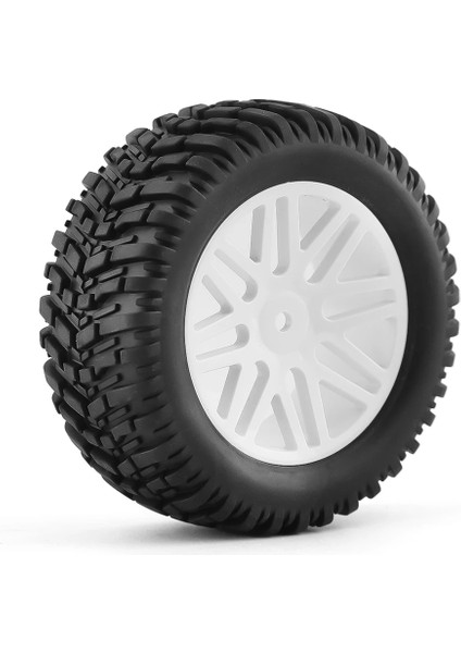 Adet Rc 1/10 Ölçekli Off-Road Araba Lastikleri Lastik ve Tekerlekler Hsp 94166/94107/94106, Beyaz (Yurt Dışından)