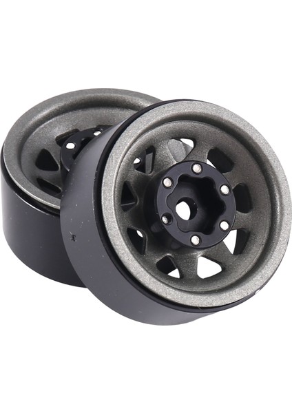 1 In Beadlock Jant Derin Çanak Negatif Ofset 3.78MM Hub 1/18 1/24 Rc Paletli Araba Eksenel SCX24 AX24 TRX4M FCX24,5 (Yurt Dışından)