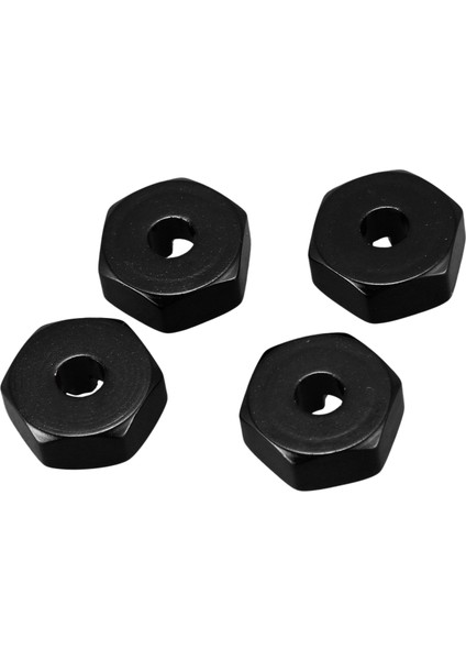 Alüminyum Alaşımlı 12MM Birleştirici Tekerlek Hub Hex Adaptörü Yükseltmeler Wltoys 144001 1/14 Rc Araba Yedek Parçaları, Siyah (Yurt Dışından)