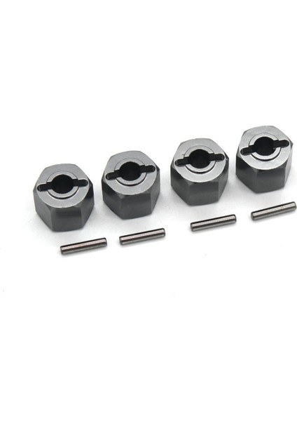Metal 12MM Tekerlek Altıgen Hub Adaptörü Zd Yarış Dbx-10 DBX10 1/10 Rc Araba Yükseltme Parçaları Aksesuarları, Gri (Yurt Dışından)