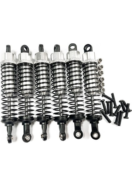 6 Adet Metal Yağ Amortisör Damperi Laegendary Legend 1/10 Rc Araba Yükseltme Parçaları Aksesuarları, 4 (Yurt Dışından)