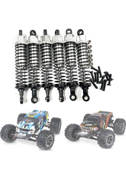 6 Adet Metal Yağ Amortisör Damperi Laegendary Legend 1/10 Rc Araba Yükseltme Parçaları Aksesuarları, 4 (Yurt Dışından)