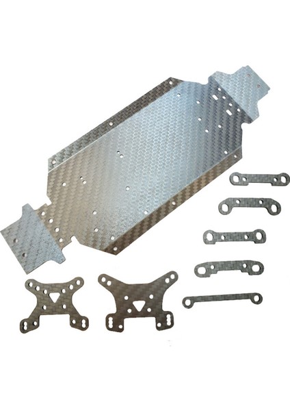 Karbon Fiber Şasi Şok Kulesi Kol Kodu Wltoys 144001 144002 144010 Lc Yarış Emb-T 1/14 Rc Araba Yükseltme Parçaları (Yurt Dışından)