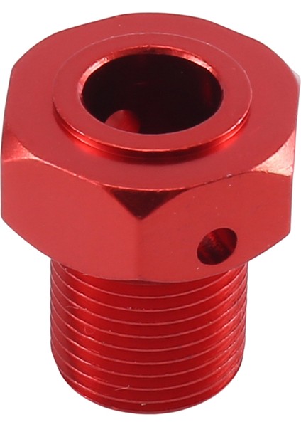 4 Adet Metal Genişletilmiş Tekerlek Altıgen Göbek Adaptörü 1/10 Arrma Kraton Outcast Rc Araba Yükseltme Parçaları Aksesuarları, Kırmızı (Yurt Dışından)