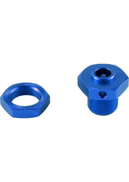Metal 17MM Tekerlek Altıgen Hub Adaptörü Somun ile Arrma 1/7 Ihlal Sınırsız Felony 1/8 Typhon Rc Araba Parçaları, Mavi (Yurt Dışından)