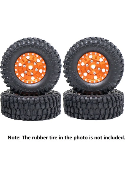 1.0 Beadlock Tekerlek Göbeği Metal Mikro Tekerlek Jant 1/24 Rc Paletli Araba Eksenel SCX24 Gladyatör Bronco C10 Sürgü Jlu,1 (Yurt Dışından)