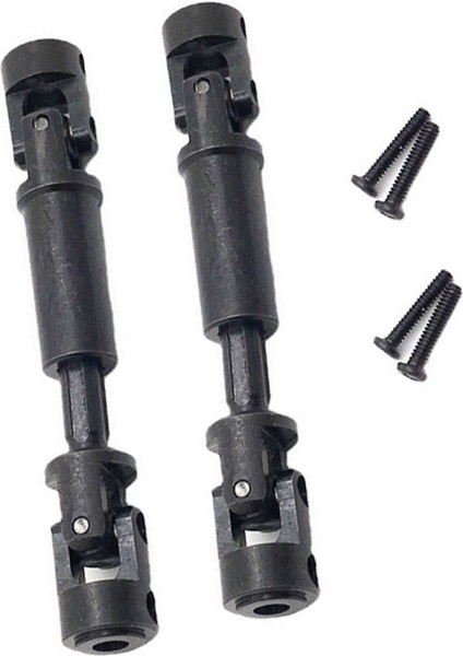 2 Adet Metal Çelik Tahrik Mili Cvd 1/18 Fms Eazyrc Rochobby Toyota Fj Cruiser Patriot Katana Rc Araba Yükseltme Parçaları, 1 (Yurt Dışından)