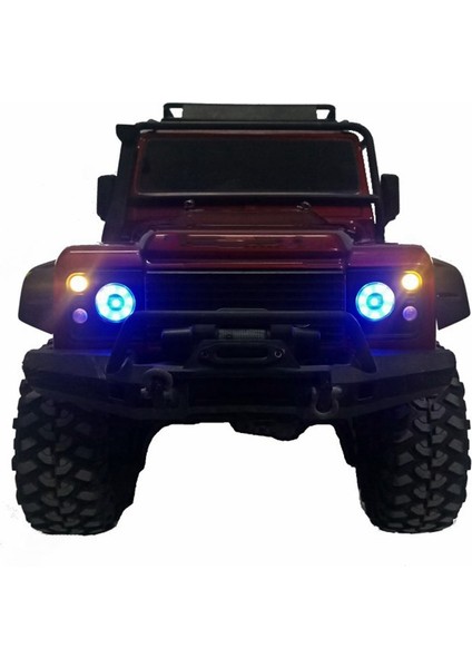 Trx4 Rc Araba Ön Arka LED Işıkları + Ic Lamba Grubu Far Kiti Için 1/10 Rc Paletli Traxxas Trx-4 Defender (Yurt Dışından)