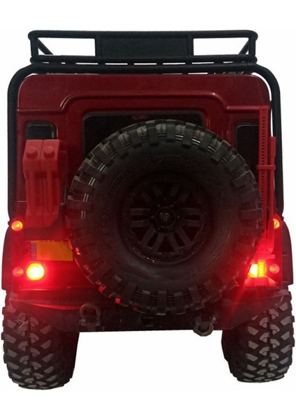 Trx4 Rc Araba Ön Arka LED Işıkları + Ic Lamba Grubu Far Kiti Için 1/10 Rc Paletli Traxxas Trx-4 Defender (Yurt Dışından)
