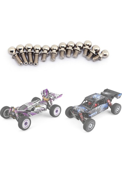 12 Adet Metal M3 Altıgen Başlı Vidalar Wltoys 144001 144002 124016 124017 124018 124019 Rc Araba Yedek Parça Aksesuarları (Yurt Dışından)