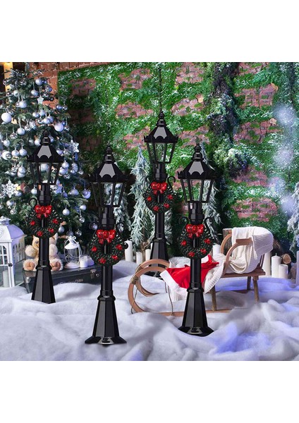 Noel Mini Sokak Lambası Modelleri Minyatür Sokak Lambaları Dekoratif Dollhouse Sokak Lambası Noel Küçük Sokak Lambaları (Yurt Dışından) fiyatları