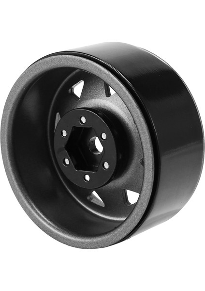 4 Adet Metal Beadlock 1.9 Jant Tekerlek Göbeği Üçgen Delik 1/10 Rc Paletli Araba Traxxas Trx4 D90 Eksenel SCX10, Gri (Yurt Dışından)