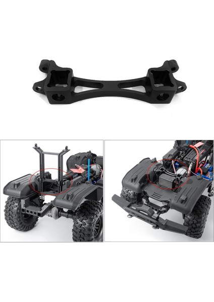 Metal Rc Araba Gövde Sonrası Montaj Kabuk Ayağı Sabitleme Braketi Traxxas Trx4 Trx-4 1/10 Rc Paletli Araba Yükseltme Parçaları, 1 (Yurt Dışından) fırsatları