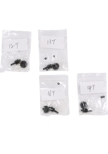 Çelik Overdrive Dişliler Diferansiyel Diferansiyel Sonsuz Dişli Seti 12T 13T 14T 16T 1/24 Rc Paletli Araba Eksenel SCX24 Yükseltmeler (Yurt Dışından)