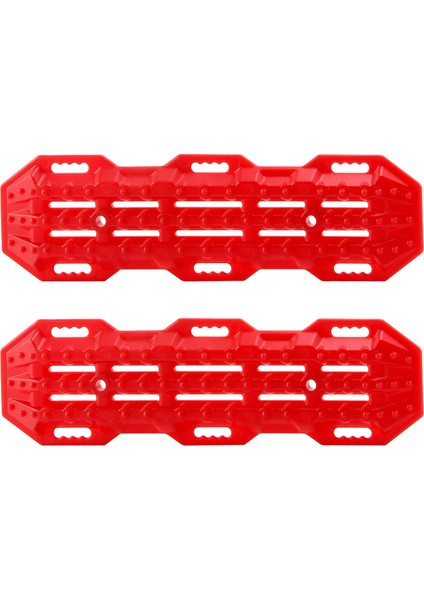 2 Adet Plastik Kum Merdiveni Kurtarma Rampaları Kurulu 1:10 Rc Paletli Eksenel SCX10 Tamiya CC01 Trx-4 D90 Mst Cfx, Kırmızı (Yurt Dışından)