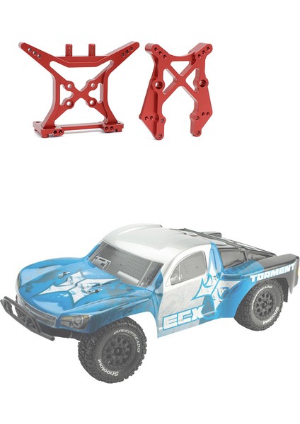2 Adet Ön ve Arka Şok Kulesi 1/10 Ecx 2WD Serisi Ruckus Torment Balta Brutus Devre Amp Rc Araba Yükseltme Parçaları, 1 (Yurt Dışından)