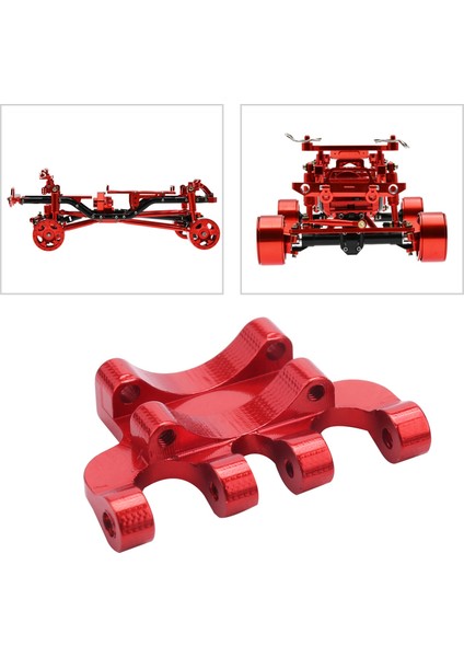 Metal Arka Aks Kafes Üst Bağlantı Sabitleme Kaidesi Eksenel SCX24 90081 C10 1/24 Rc Paletli Araba Yükseltme Parçaları Aksesuarları,1 (Yurt Dışından)