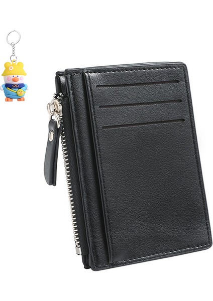Moda Fermuarlı Kart Tutucu Büyük Kapasiteli Çoklu Kart Yuvası Basit Para Cüzdanı (Yurt Dışından)
