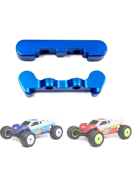 Metal Arka Pivot Blok Seti Süspansiyon Kolu Montajı Losi 1/18 Mini-T 2.0 1/16 Mini-B Rc Kamyon Araba Yükseltme Parçaları, Mavi (Yurt Dışından) indirimleri